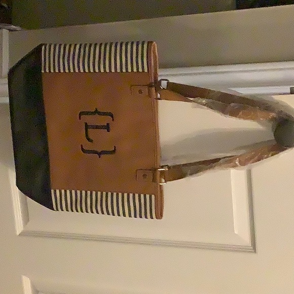 Thirty One Monogramed Tote Bag - Picture 2 of 5